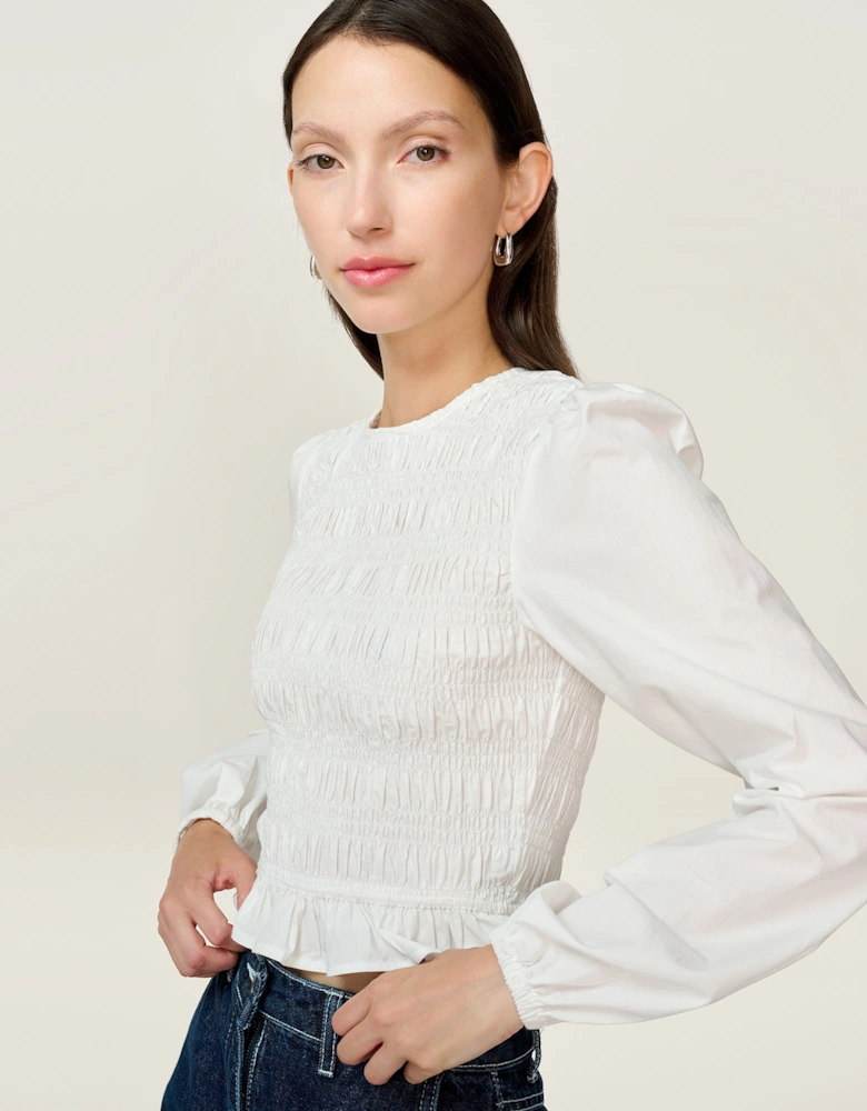 Kaloppe Top in White