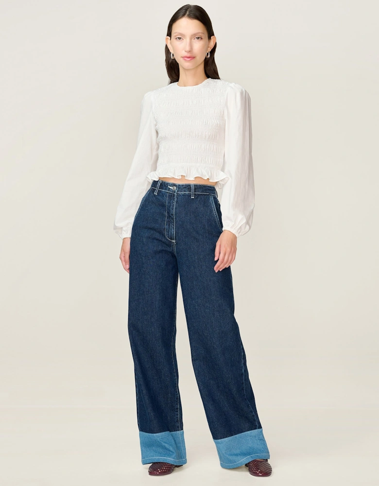 Kaloppe Top in White