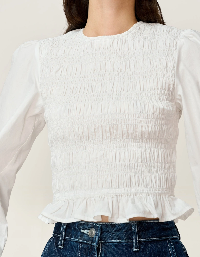 Kaloppe Top in White