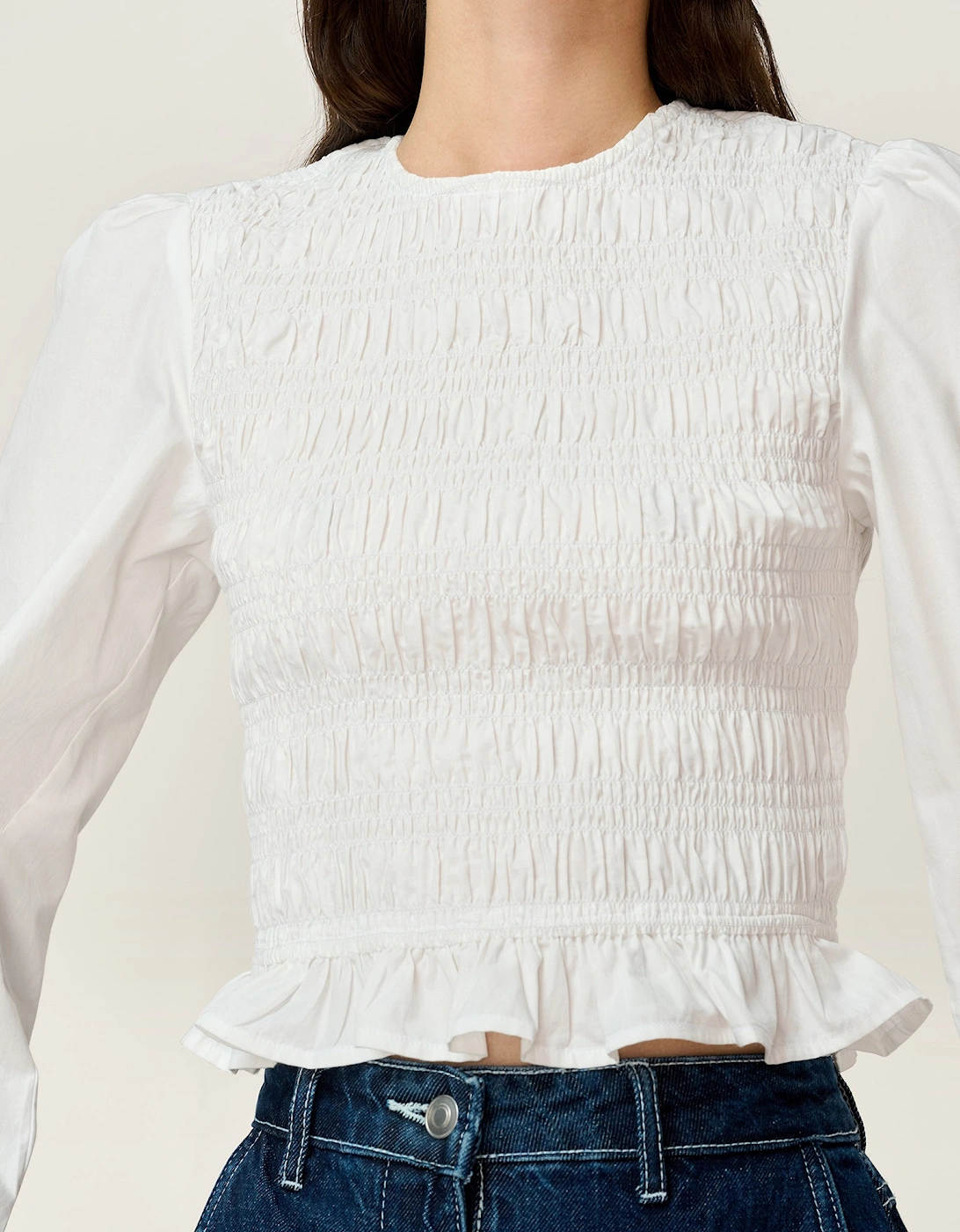 Kaloppe Top in White