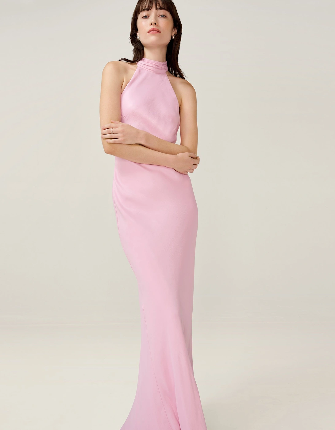 Milos Dress in Vintage Pink