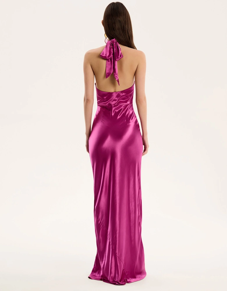 Arles Dress in Magenta