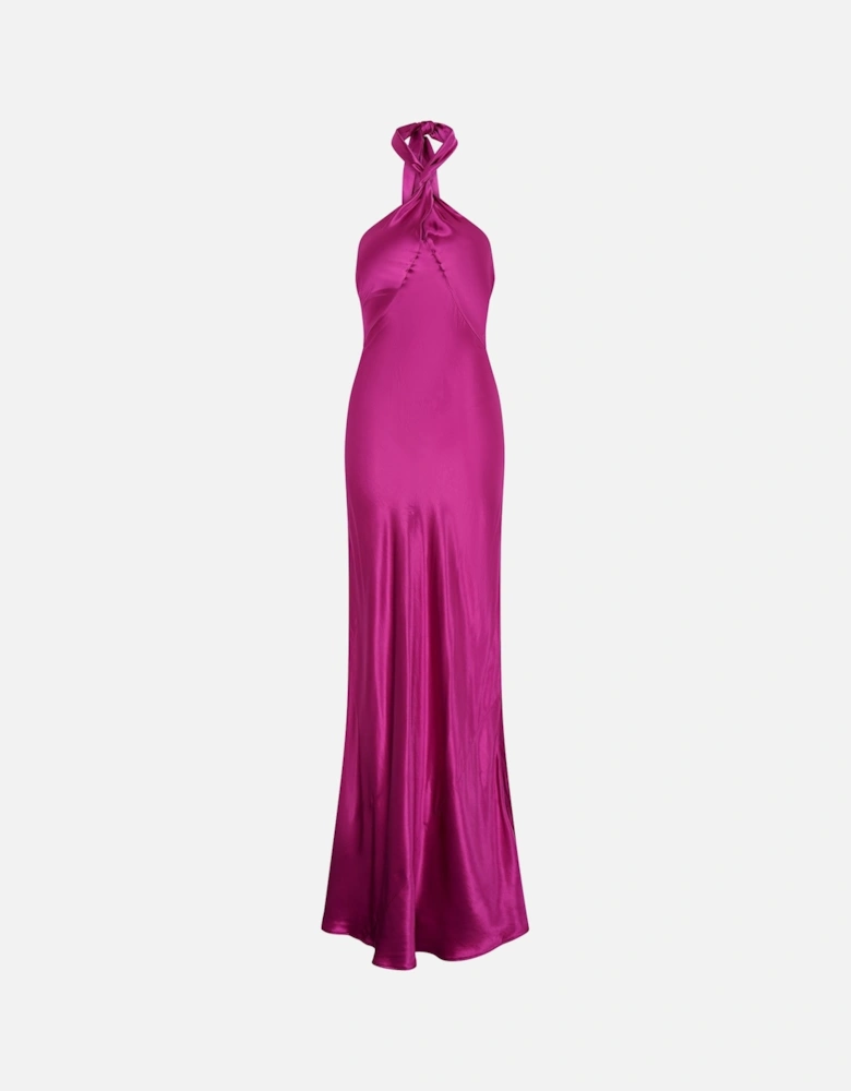 Arles Dress in Magenta