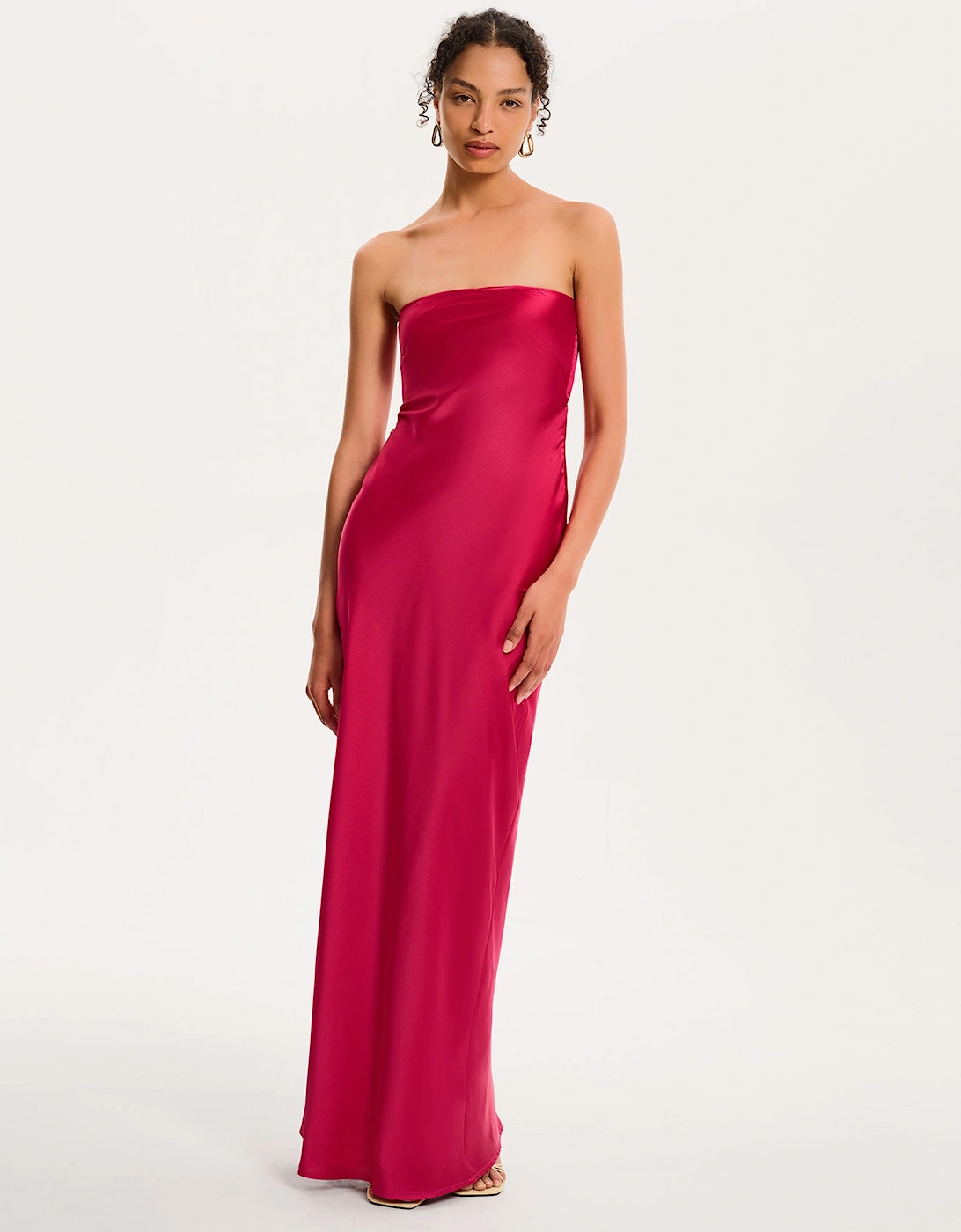 Amdra Maxi Dress in Magenta