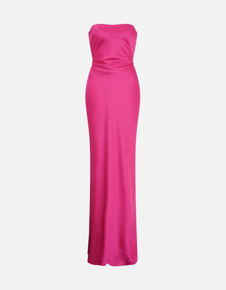 Amdra Maxi Dress in Magenta