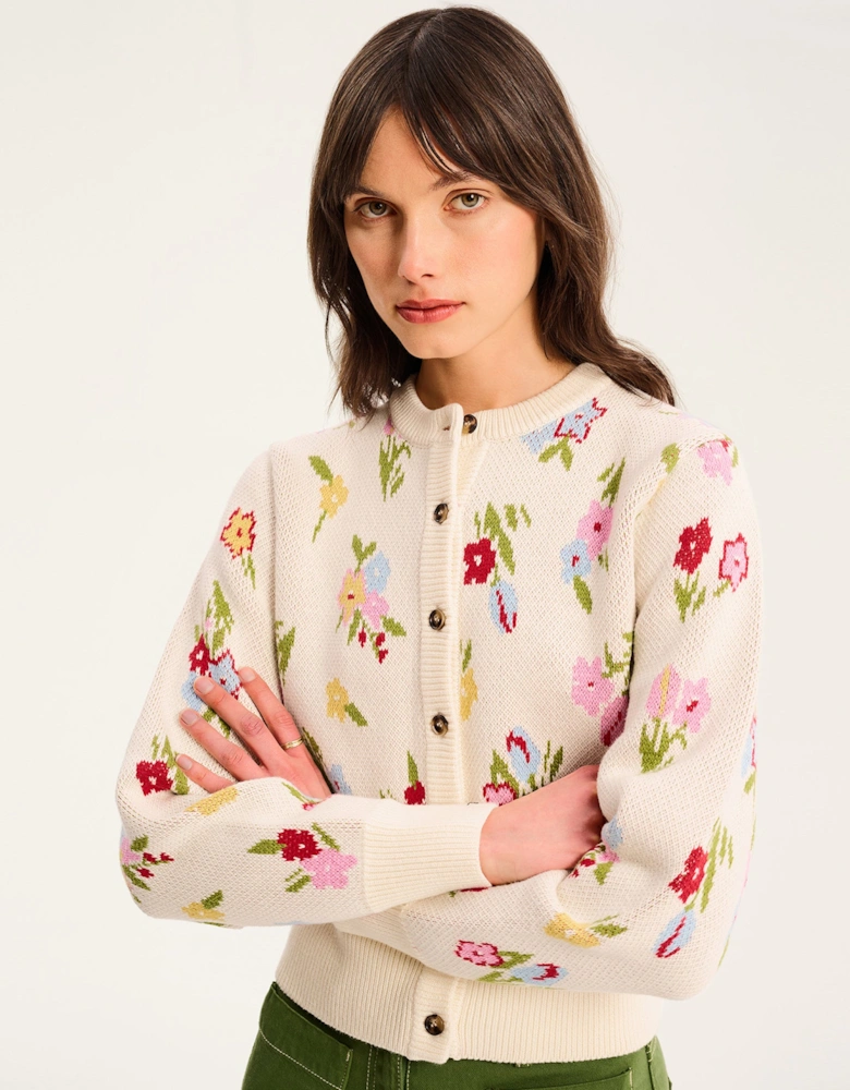Flynn Floral Cardigan