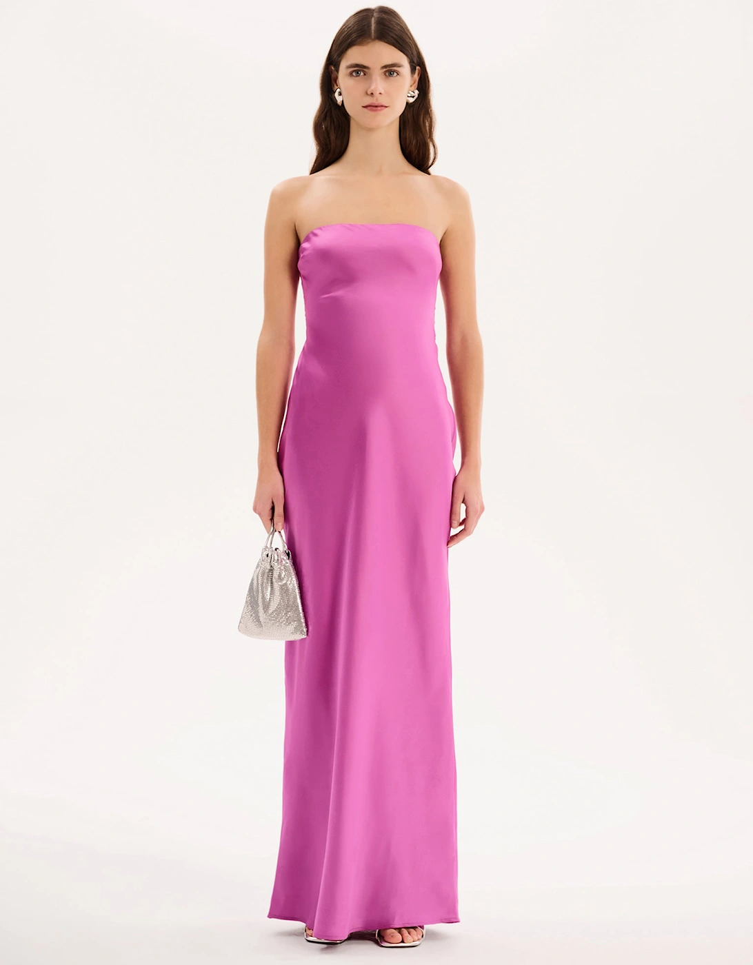 Amdra Strapless Dress in Purple, 6 of 5