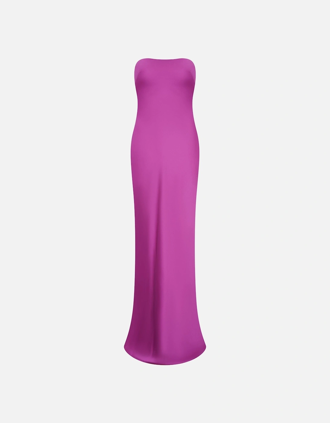 Amdra Strapless Dress in Purple