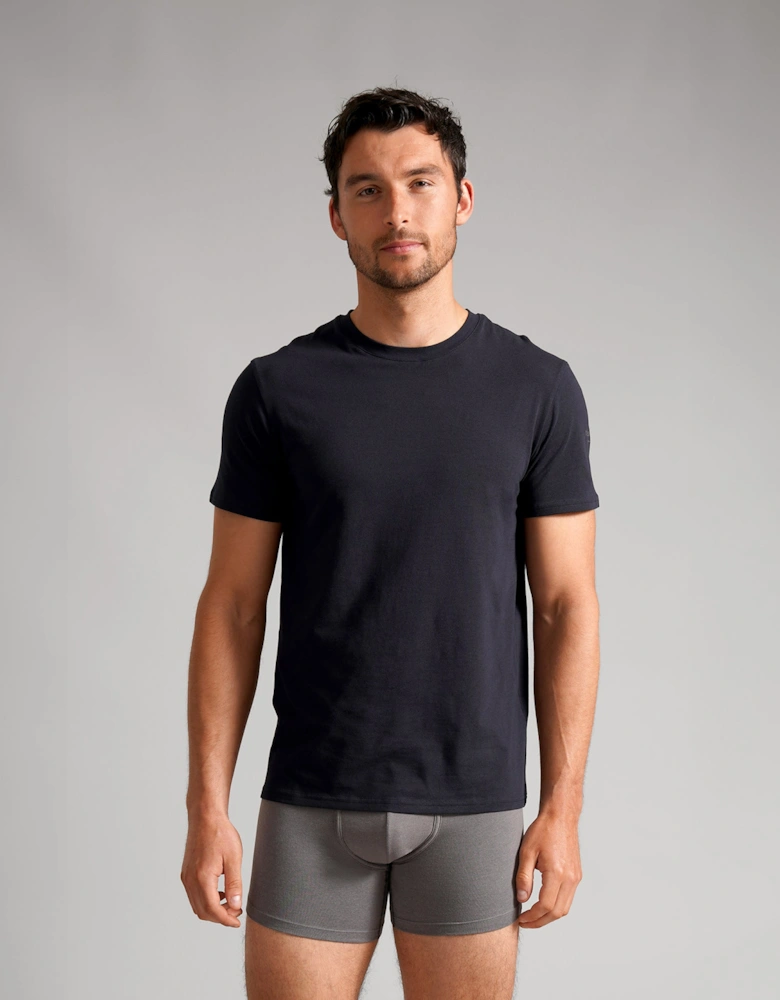 3-Pack Crew Neck T-Shirts Mens T-Shirts & Tank Tops Navy Mix