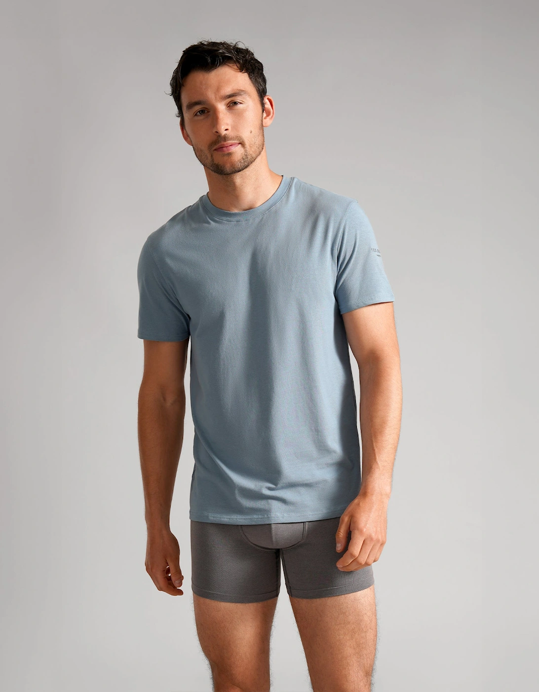 3-Pack Crew Neck T-Shirts Mens T-Shirts & Tank Tops Navy Mix