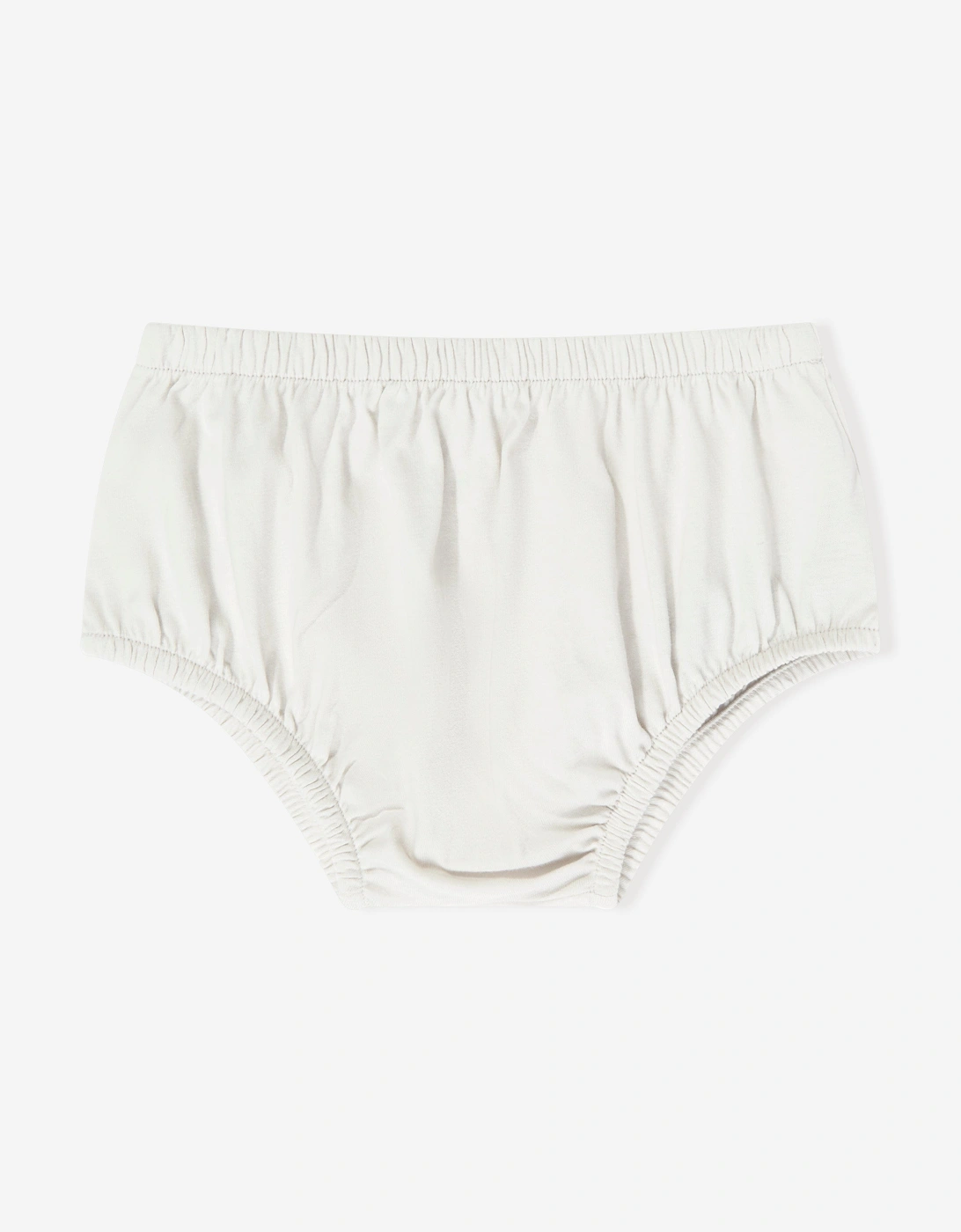 Baby Girls Ruffle Jersey Dress in Beige