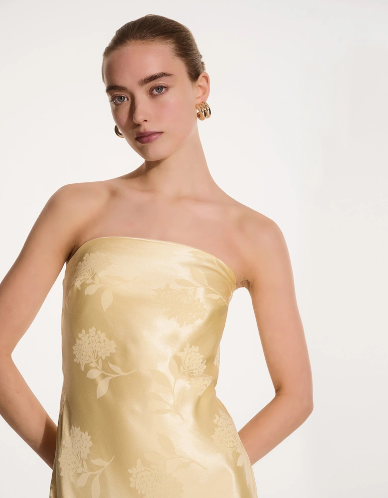 Amdra Maxi Dress in Vintage Yellow