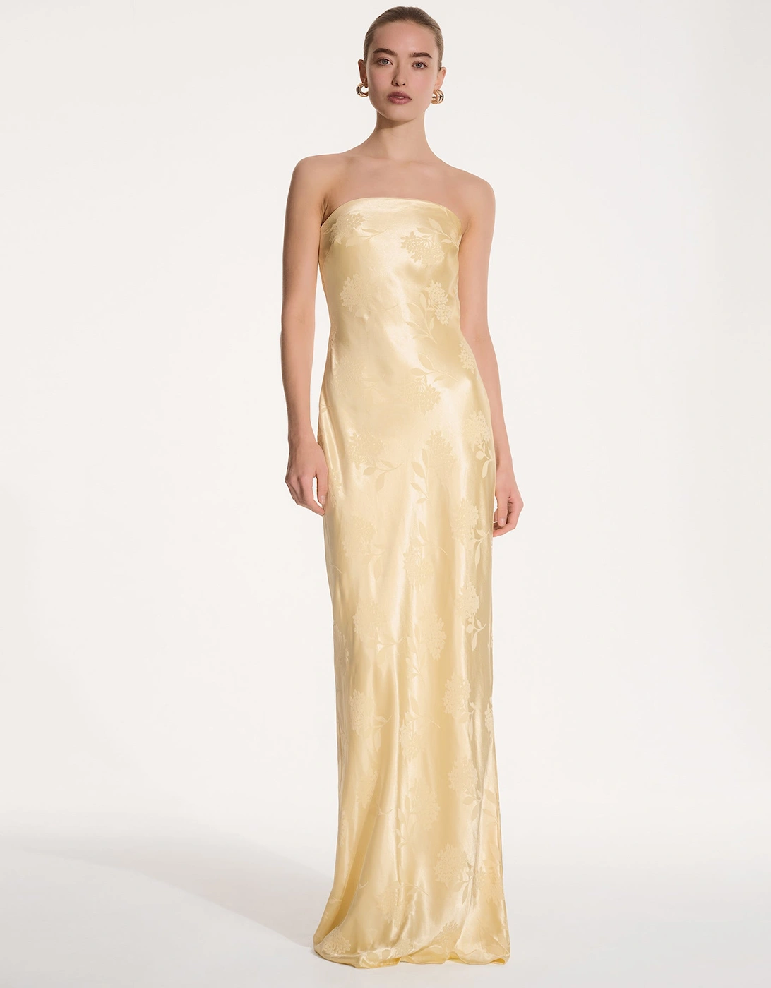 Amdra Maxi Dress in Vintage Yellow, 6 of 5