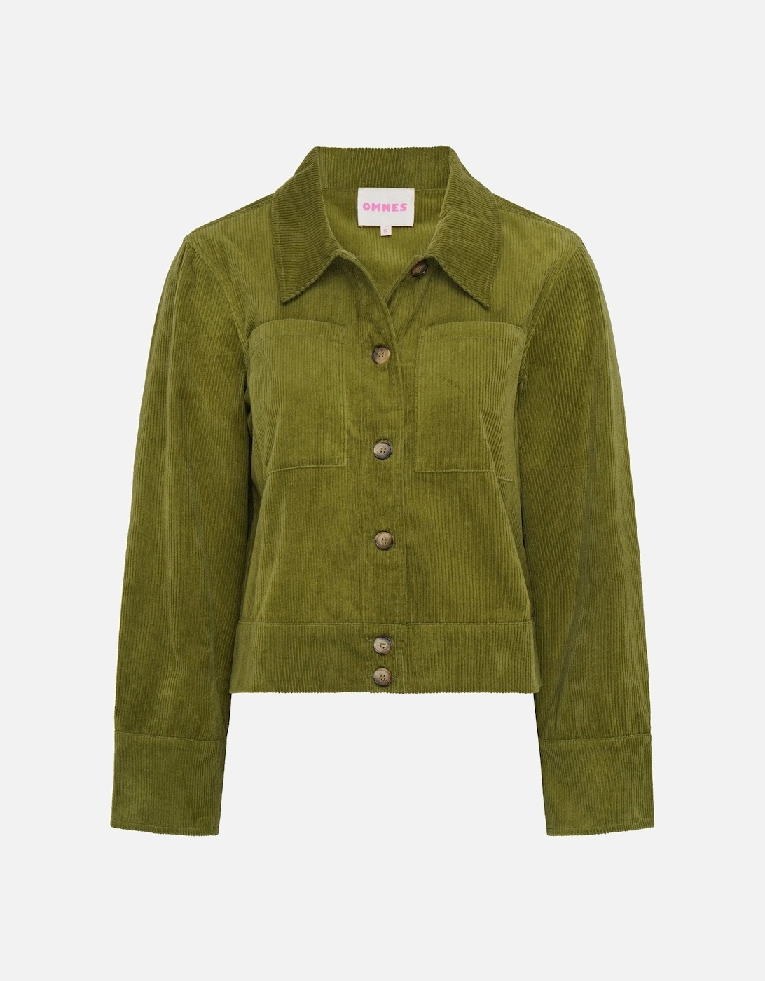 Millie Cord Jacket in Moss Green