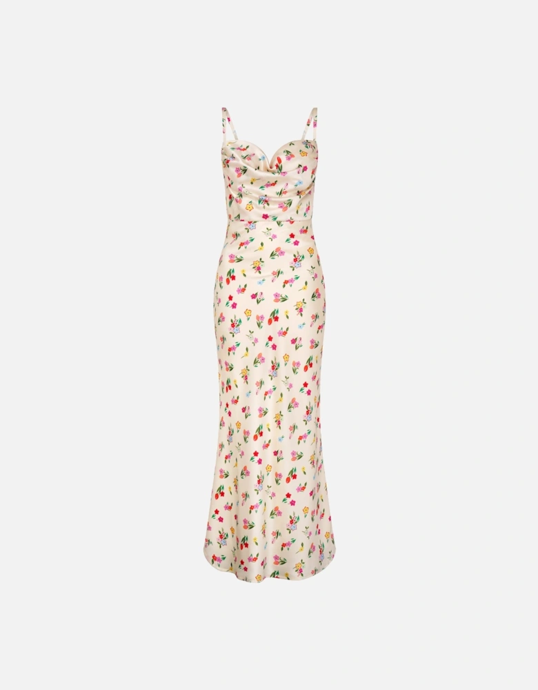 Belle Dress  in Yellow Floral