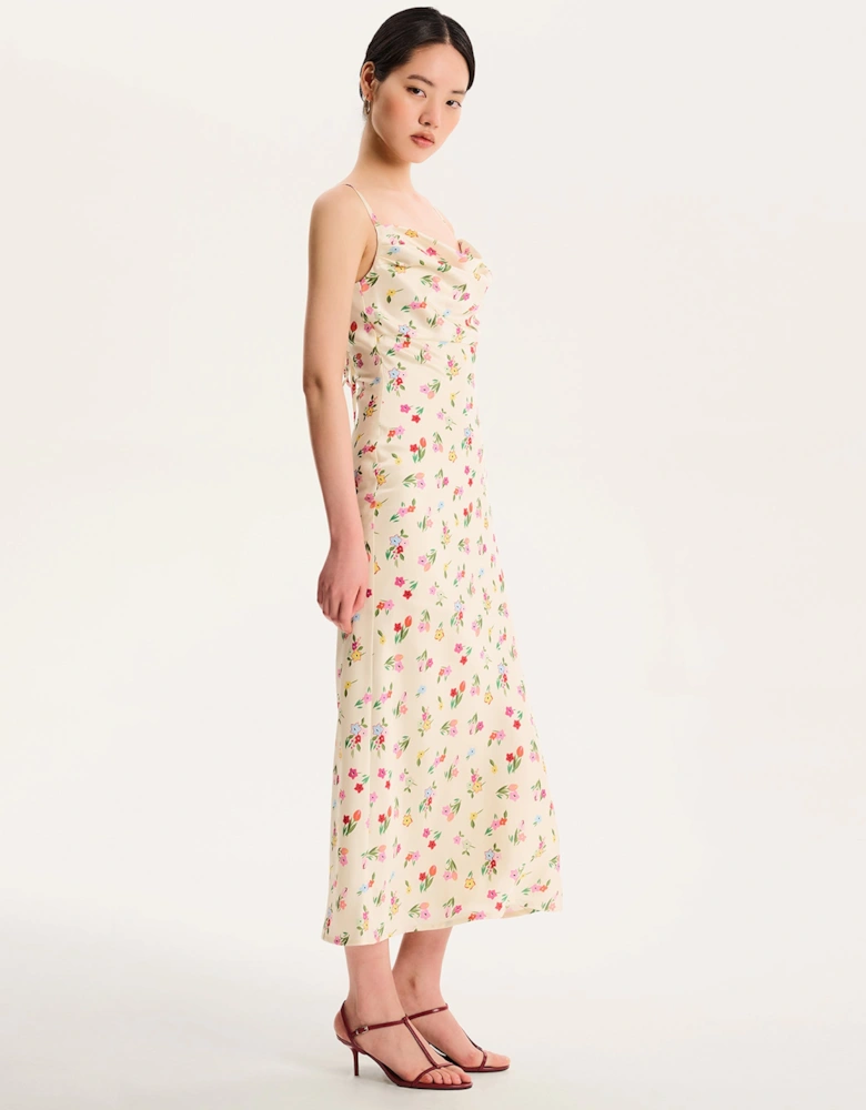 Belle Dress  in Yellow Floral