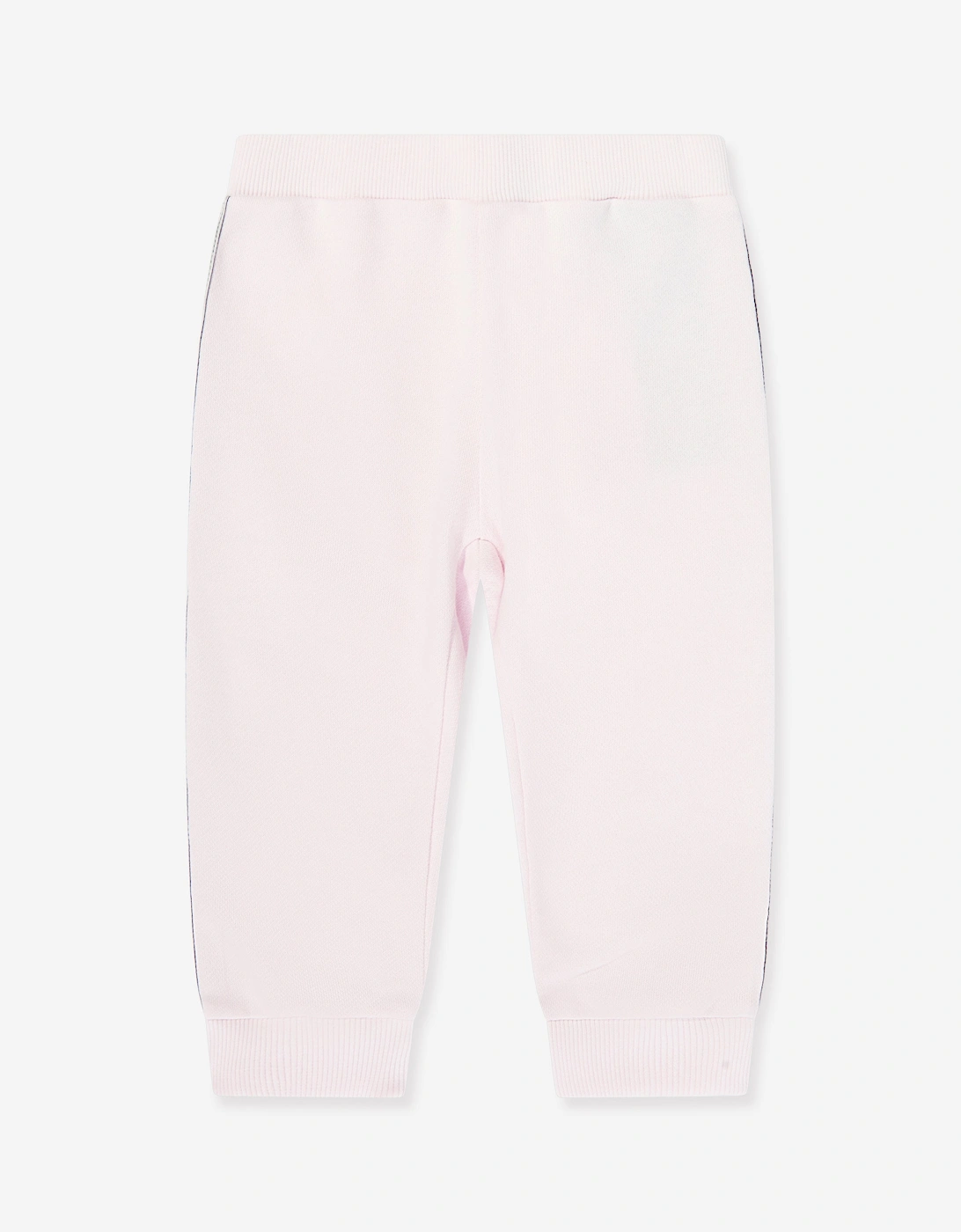 Baby Girls Logo Tape Joggers in Pink, 5 of 4