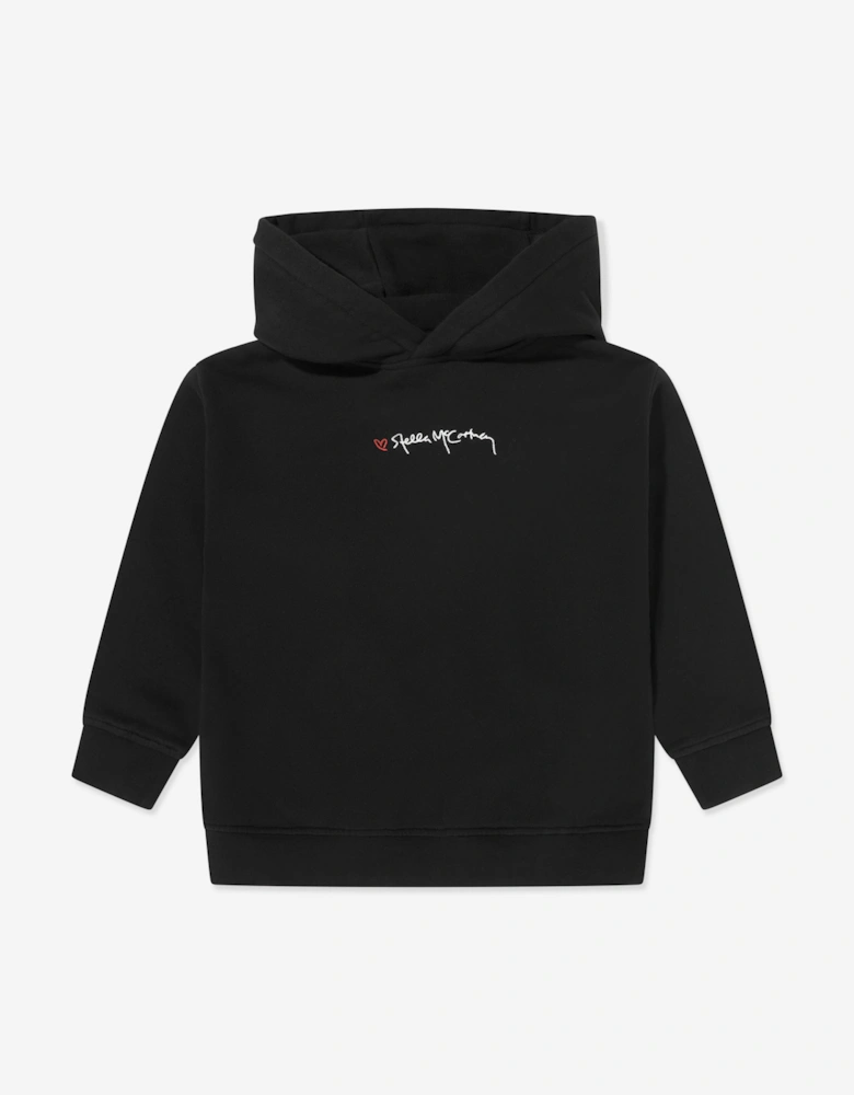 Girls Logo Hoodie in Black
