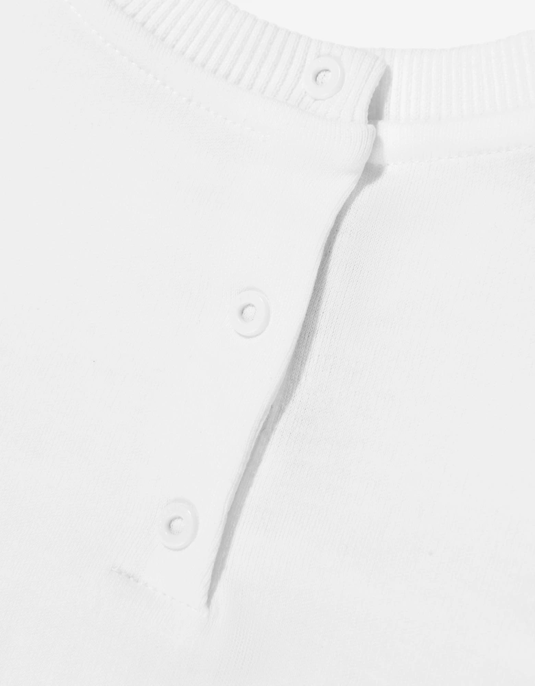 Baby Striped Logo T-Shirt in White