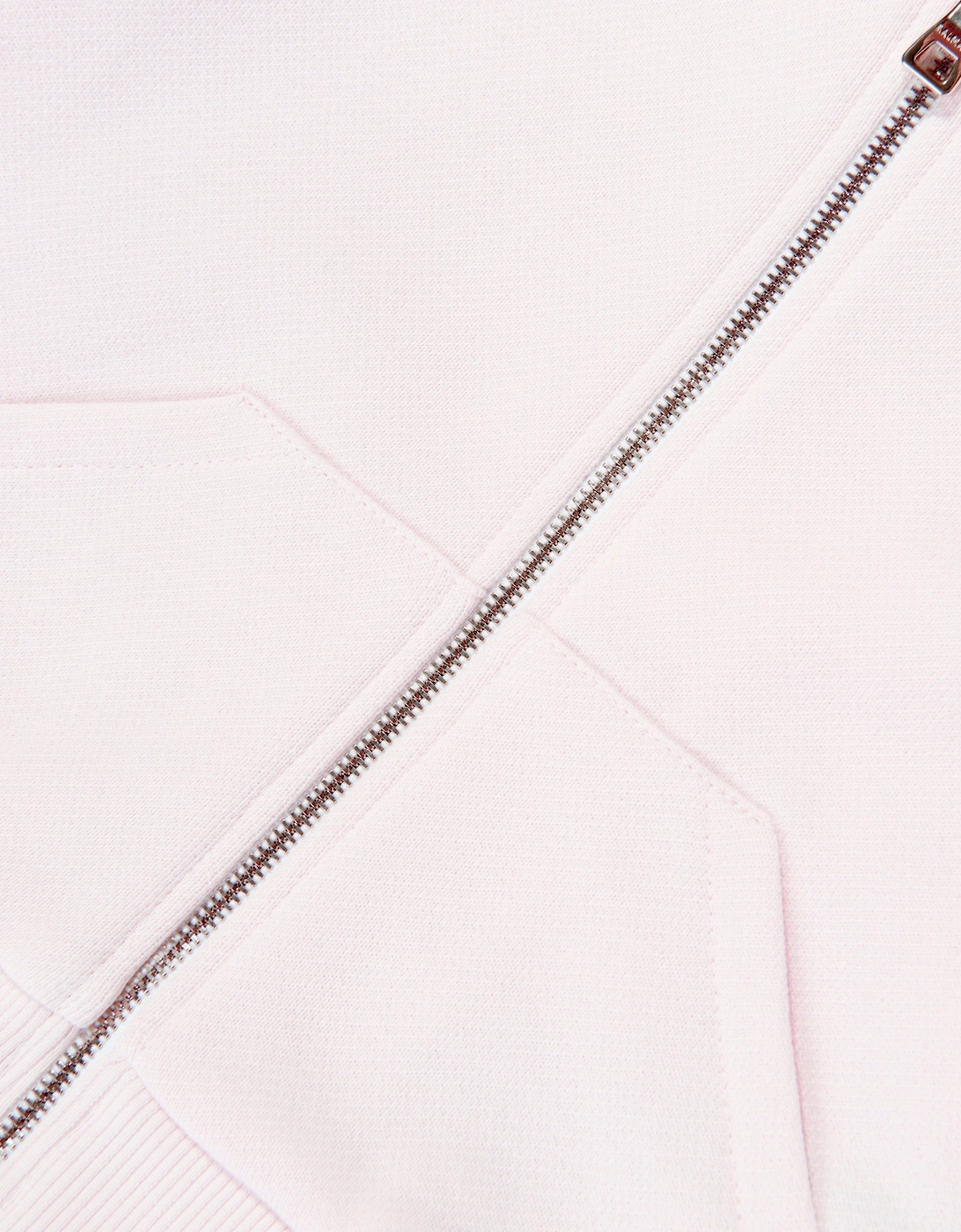 Baby Girls Logo Zip Up Top in Pink