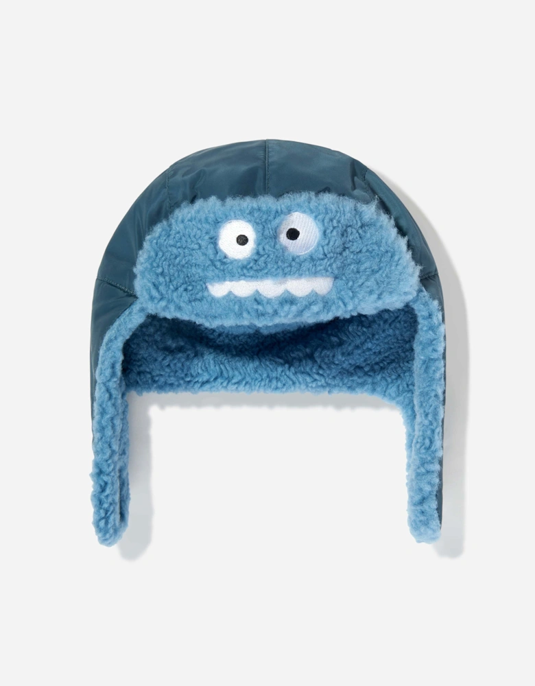 Baby Boys Ear Flap Hat in Blue