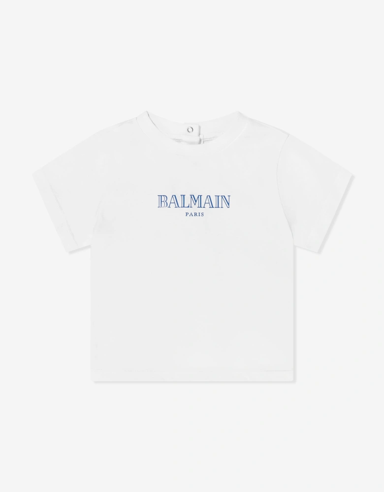 Baby Boys Logo T-Shirt in White