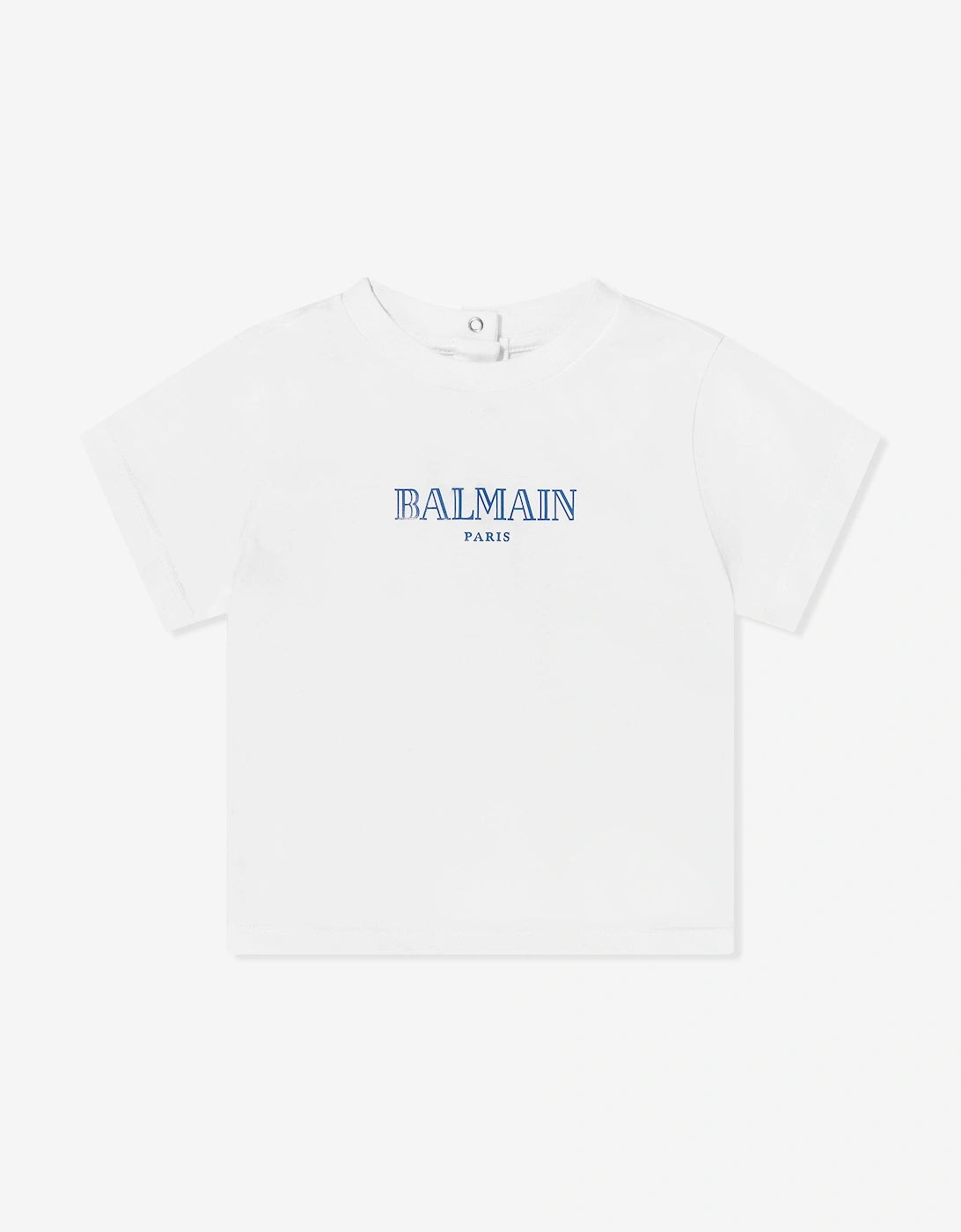 Baby Boys Logo T-Shirt in White, 5 of 4