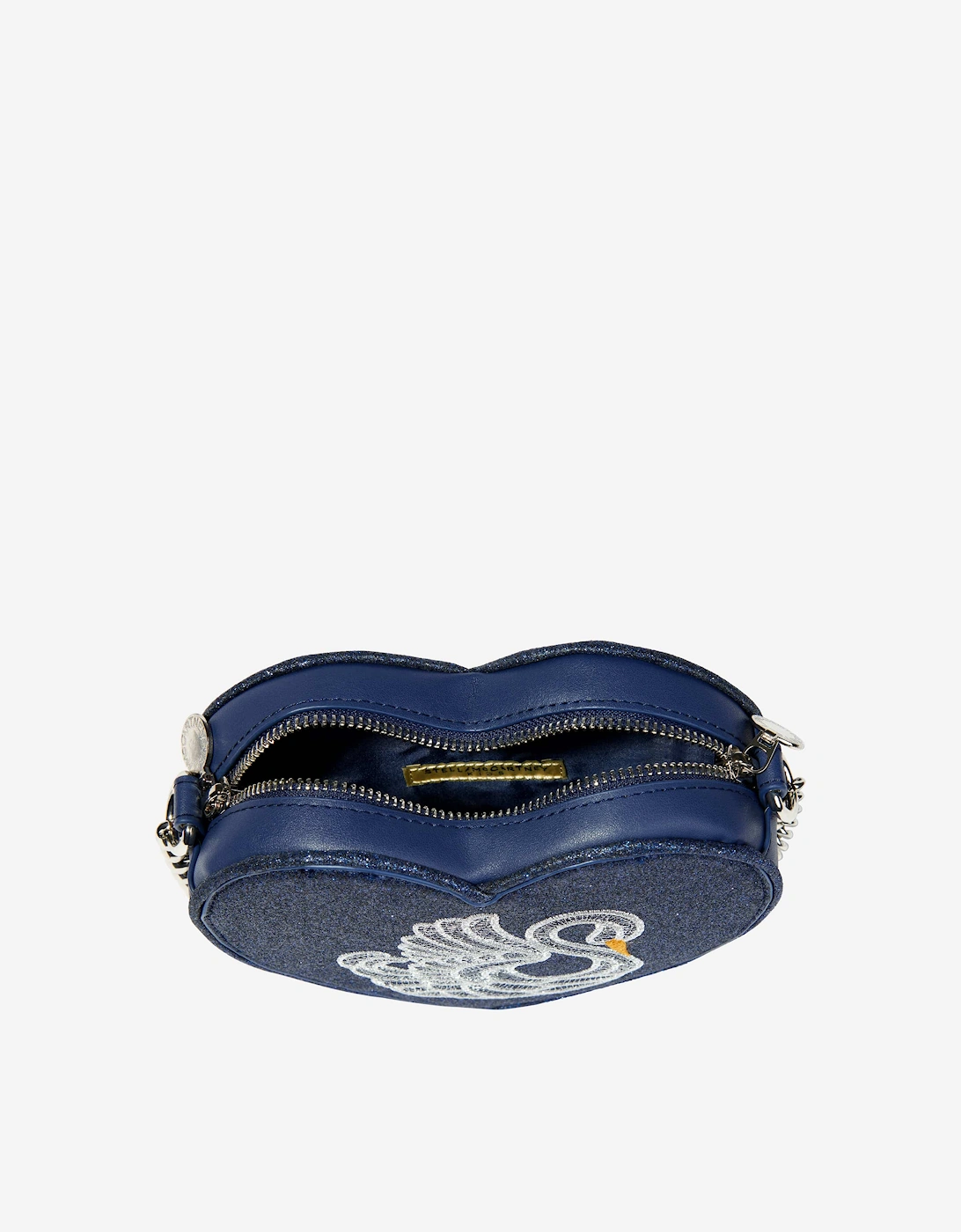 Girls Swan Heart Shoulder Bag in Blue