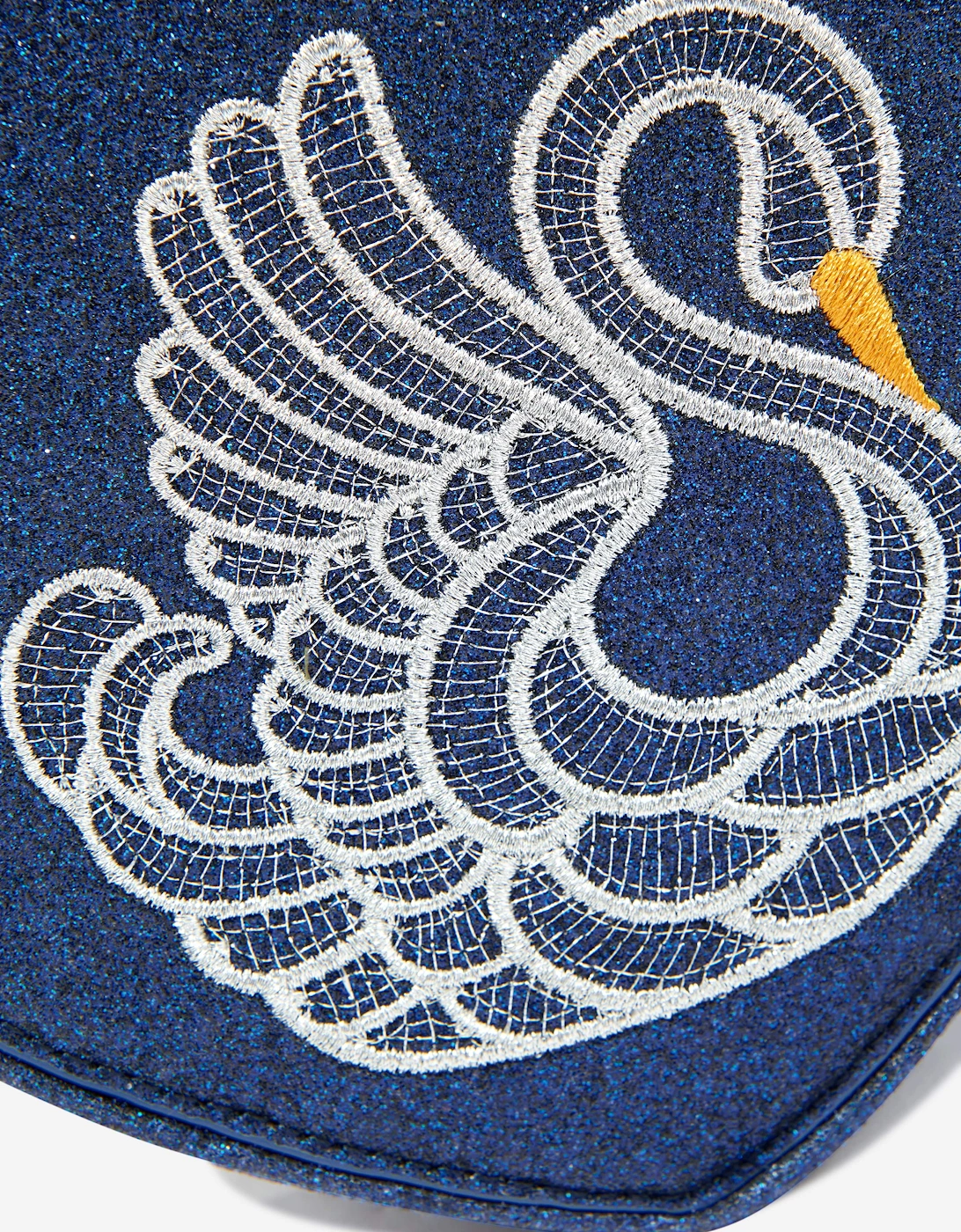 Girls Swan Heart Shoulder Bag in Blue