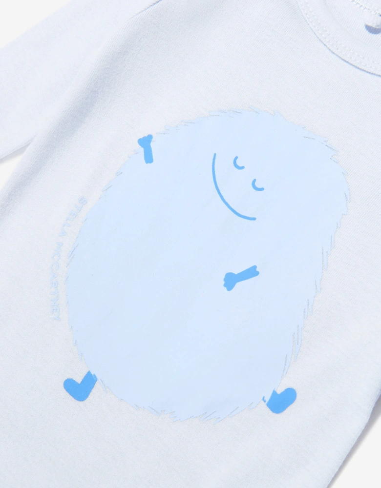 Baby Boys Jersey Babygrow Set in Blue