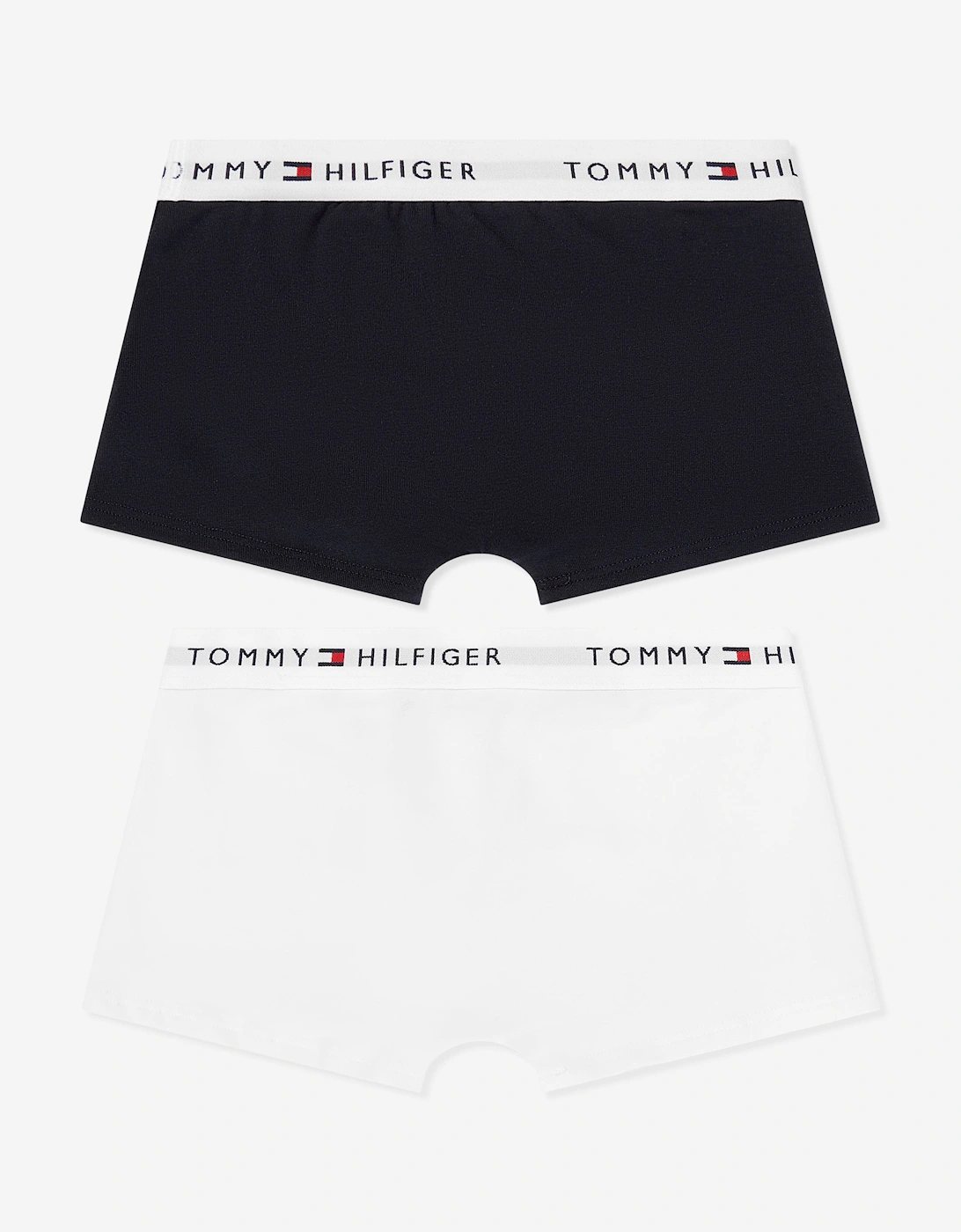 Boys 2 Pack Boxer Shorts Set in White