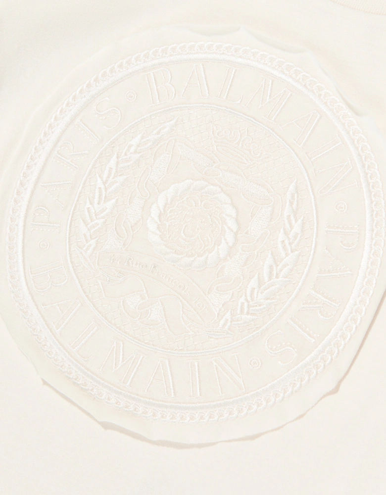 Boys Logo T-Shirt in Beige