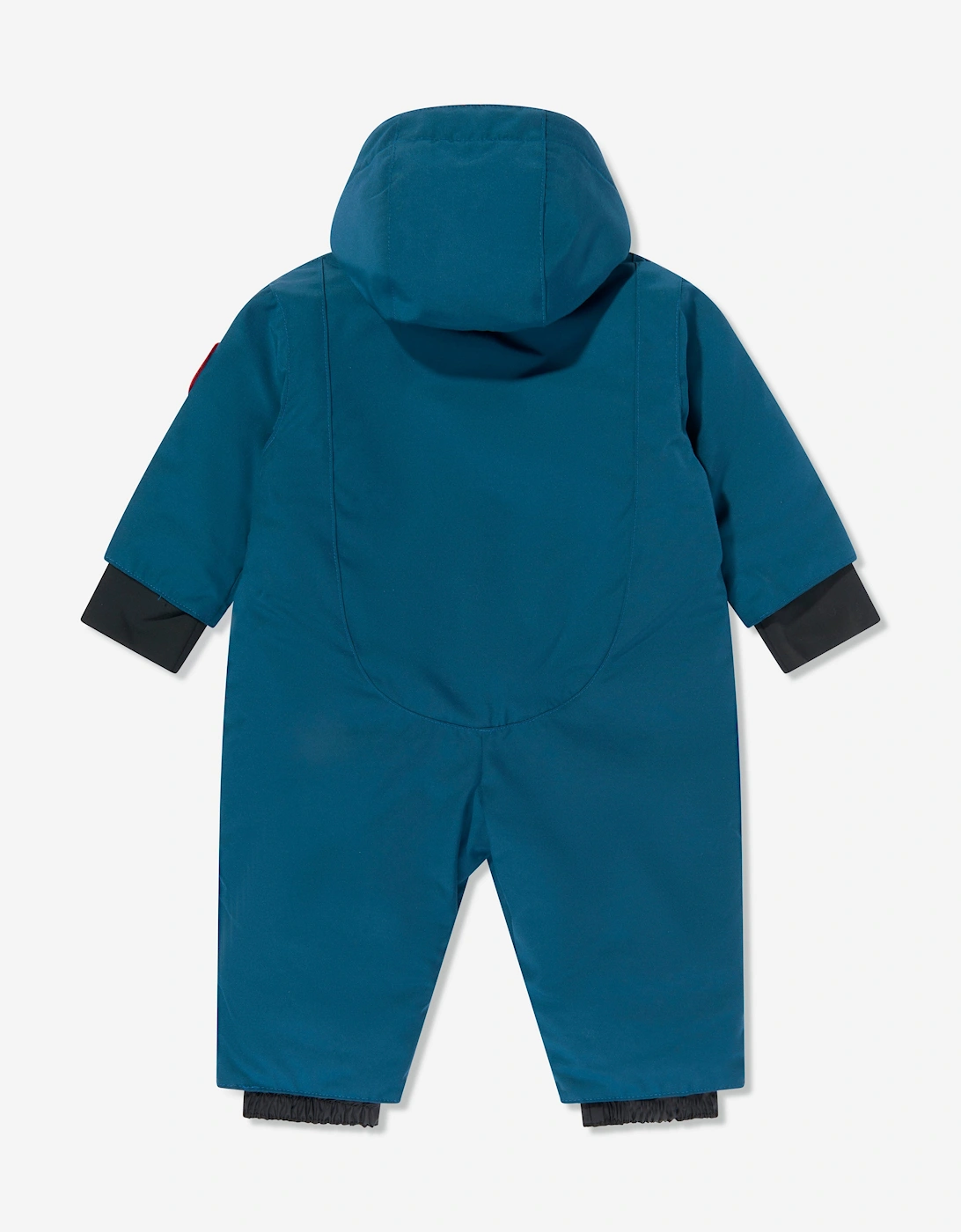 Baby Boys Down Padded Lamb Snowsuit in Navy