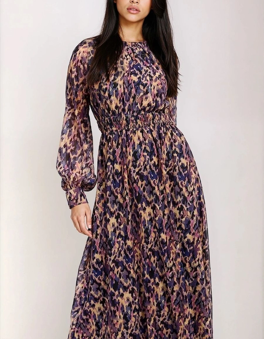 Leopard Print Midaxi Dress, 2 of 1