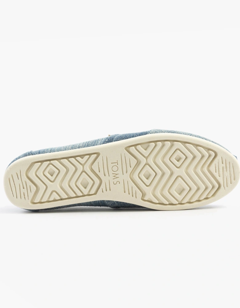 ALPARGATA CLASSIC Womens Espadrille Blue
