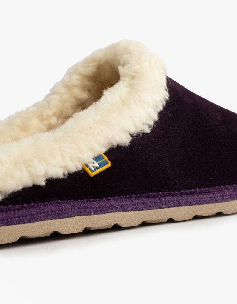 AFELPADO Womens Mules SlippersPurpura