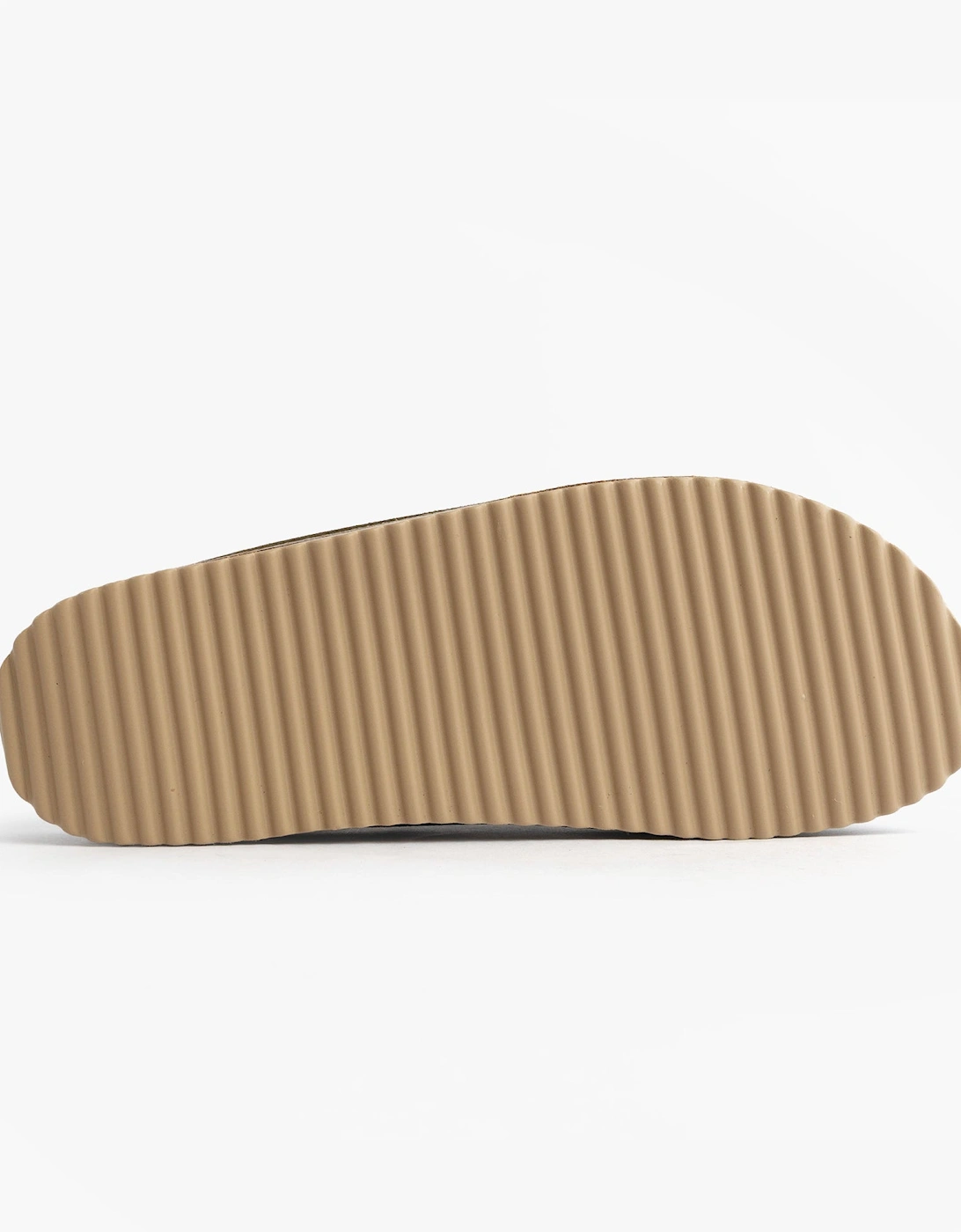 2258 Mens Suede Mule Slippers Khaki