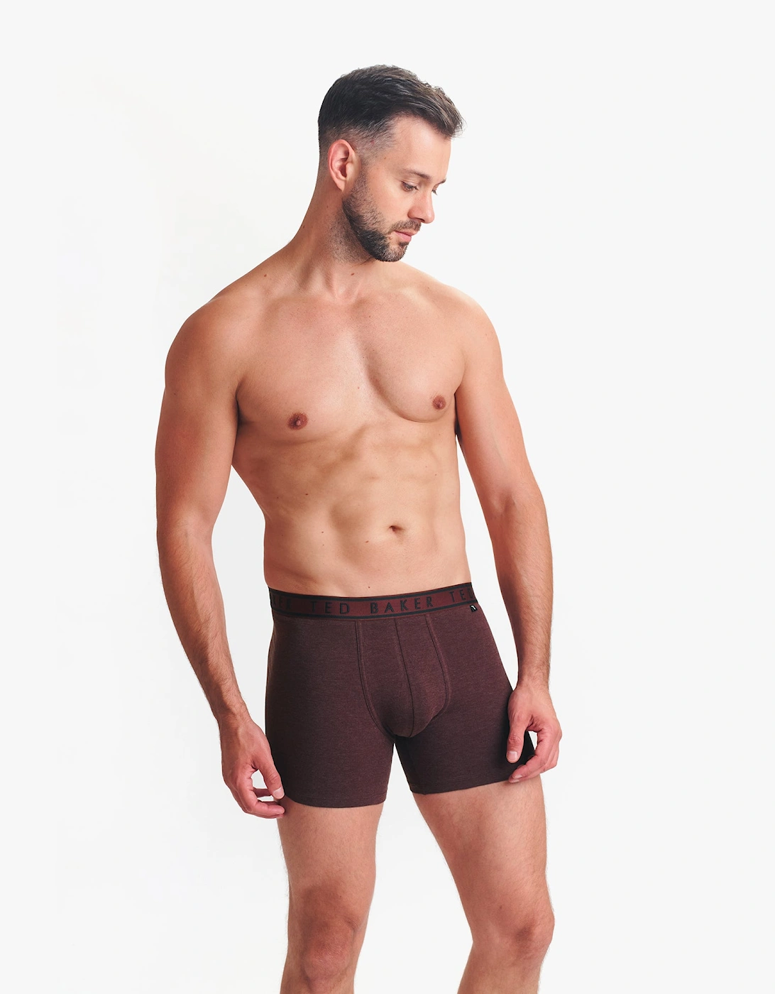 3-Pack Cotton Boxer Briefs Mens Boxer Briefs Black/Charix/Fig