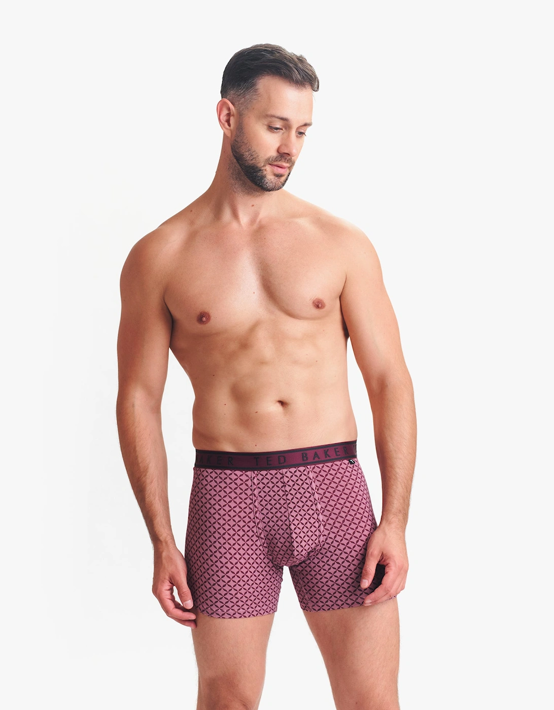 3-Pack Cotton Boxer Briefs Mens Boxer Briefs Black/Charix/Fig