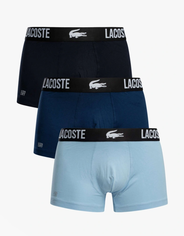 3 Pack Trunks Mens Trunks Navy Blue/Navy Blue/Font