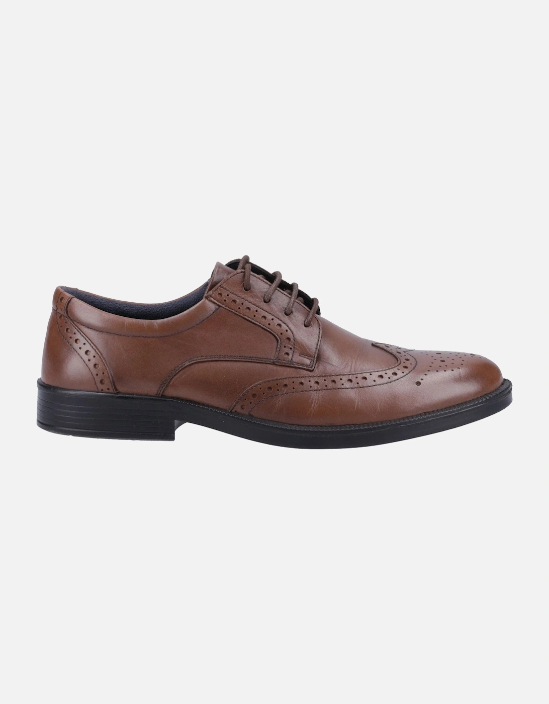 NOLAN Mens Derby Shoes Tan, 5 of 4