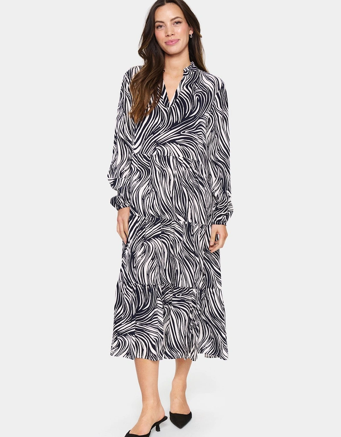 EdaSZ Loose Fit Long Sleeve Midi Dress, 2 of 1