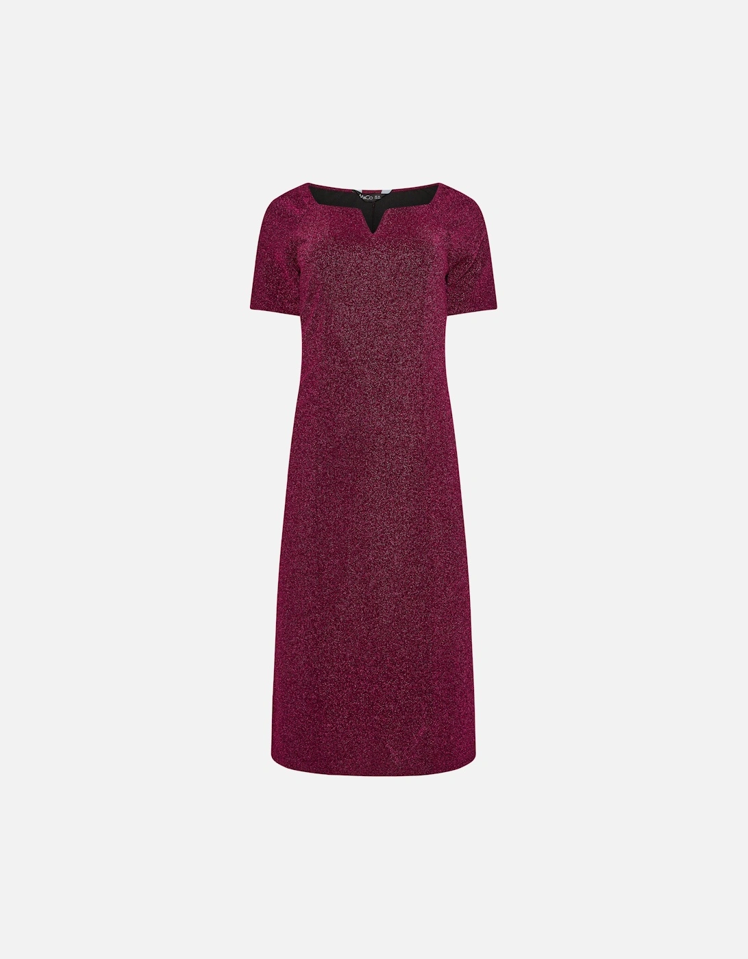 Glitter Notch Neck Dress, 2 of 1