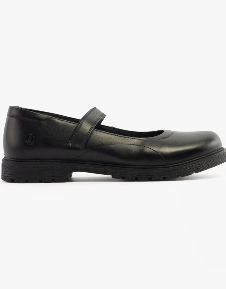 TALLY Girls School Leather Shoes Black