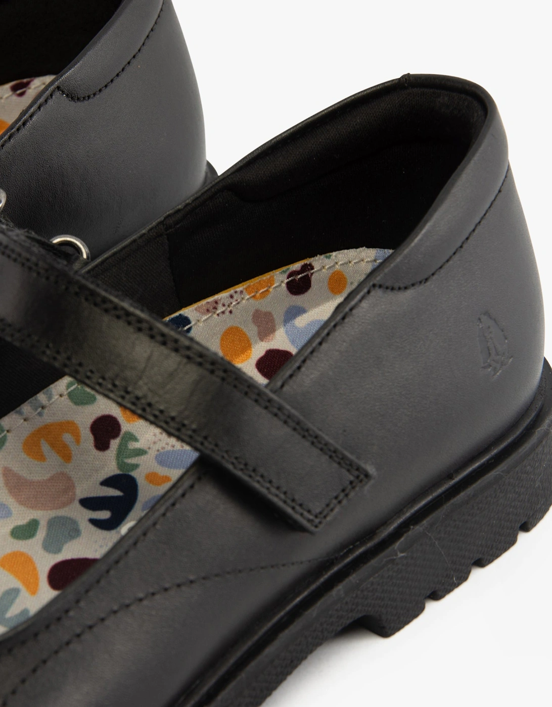 TALLY Girls School Leather Shoes Black
