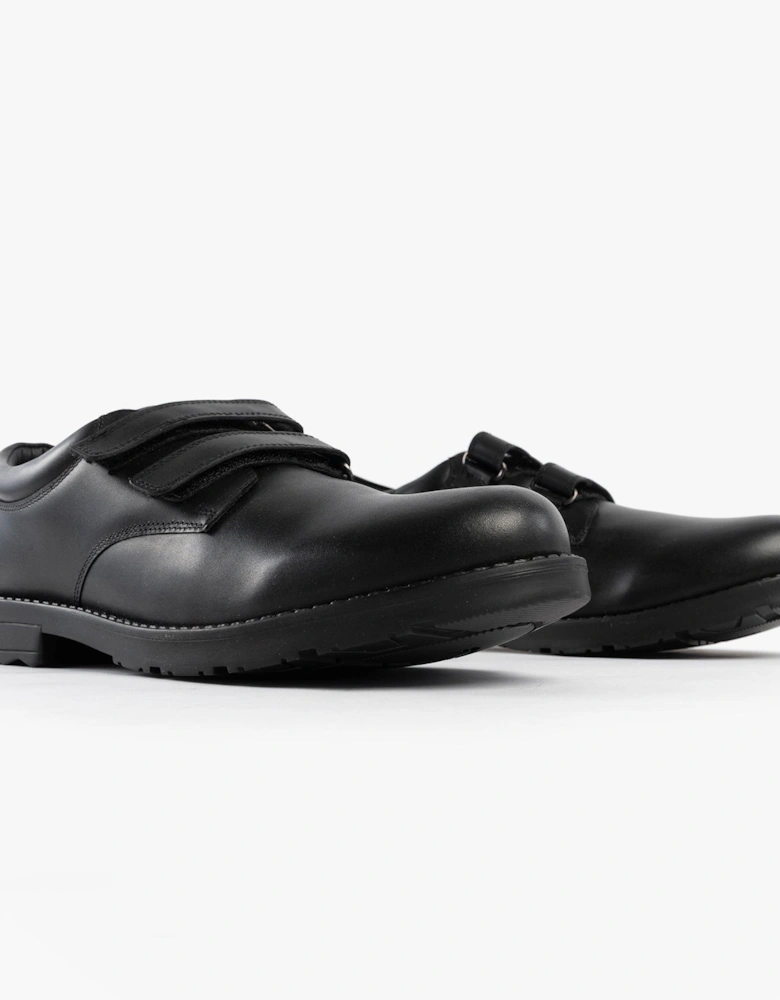 BARRY Boys School Shoes Black