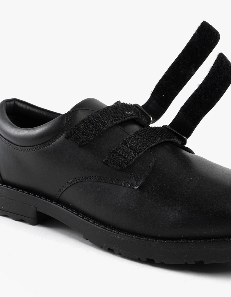 BARRY Boys School Shoes Black