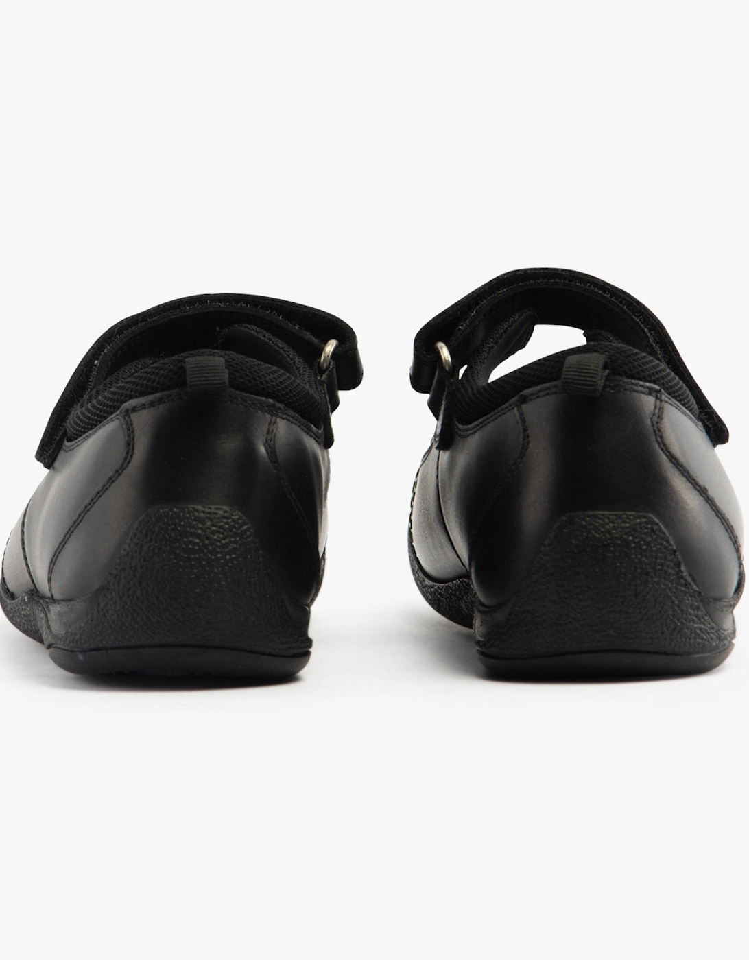 AMBER Girls School Shoes Black