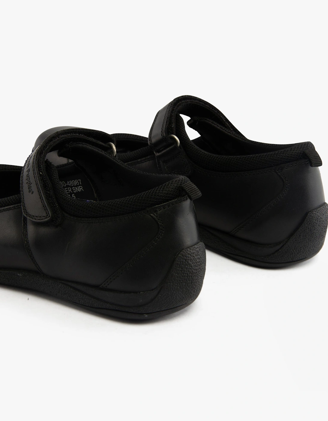 AMBER Girls School Shoes Black