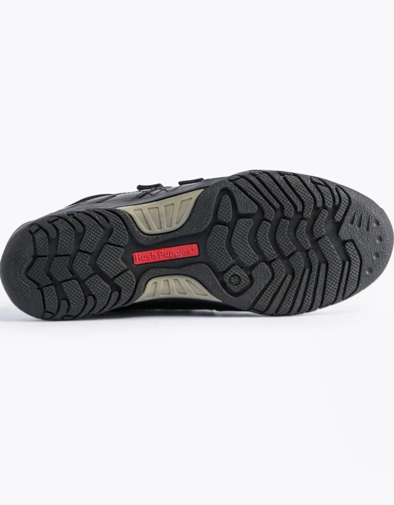 JEZZA Boys School Boots Black